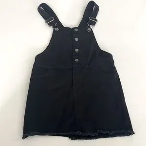 Black overall dress h&m sale